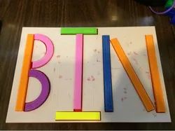 Consonant Vowel Consonant (CVC) Plate Word and Letter Formation