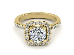 Diamond Jewelry Engagment Ring  3D print model