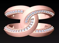 Diamond Ring - Womens Rings - N416407 3D print model