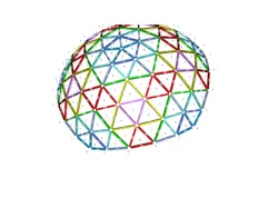 Geodesic Dome 5V Connector for 1" PVC pipe