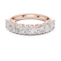 Round Cut Diamond Stackable Wedding Band 3DM STL Video 3D print model