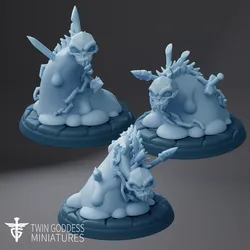 Slime Chargers ( Slimelings / Ooze / Goo / Slime Monster / Worlds Beyond Brawl / One Page Rules OPR Compatible )