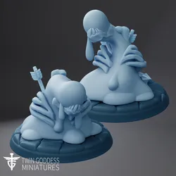 Slime Spitters ( Slimelings / Ooze / Goo / Slime Monster / Worlds Beyond Brawl / One Page Rules OPR Compatible )