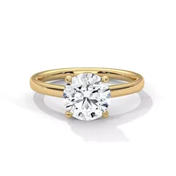 solitaire ring with detail images and 360 render videos 3 3D print model