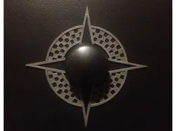 Starburst Drawer Pull Plate