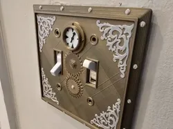 Steampunk Lightswitch cover - Free 3D Print Model