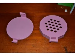 Wide mouth mason jar strainer/shaker with lid
