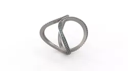Woman Solitaire Ring 263 3D print model
