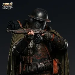 Assault Trooper Einmal - Dark Trench Mesa STL Miniature (120mm & 32mm)