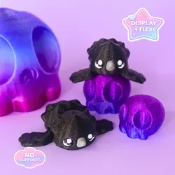 Crow Flexi and Halloween Décor | Print in Place | No Support