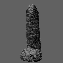 Lava Rock Dildo STL – High Detail Volcanic Fantasy penis dick 3D Print File
