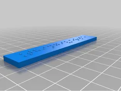 Traductor Braille con Python y OpenSCAD