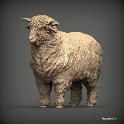 Valais Blacknose Sheep STL