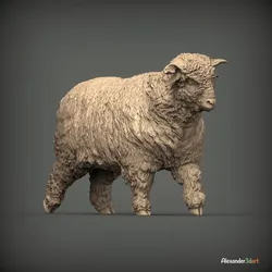 Valais Blacknose Sheep STL