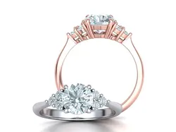 1ct Diamond Engagement ring Classic ring 3dmodel 3D print model