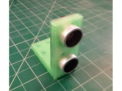 Angle mount for ultrasonic sensor