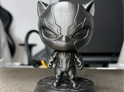 Black Panther Chibi - Free 3D Print Model