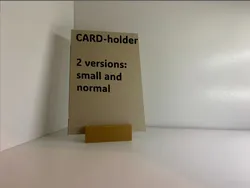 Card-holder - Free 3D Print Model
