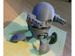 "Death-O-Bot" pose-able bot (Desk-O-Bot Mod)