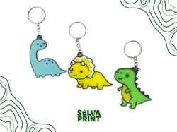 Keychains - Keychain - Dinosaurs  - Free 3D Print Model