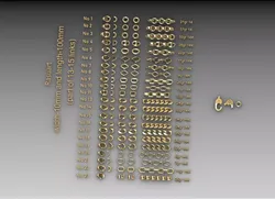 LINK CHAIN CUBAN 23 PIECE  3D print model