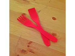 Salad Spoon and Fork