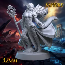 Saphire - Cleric Mage 32mm - Mage Cleric - 32mm Cleric Mage - 32mm