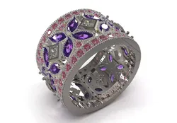The Full length Ring Design Fantasy Jewelry rr0064 3D print model