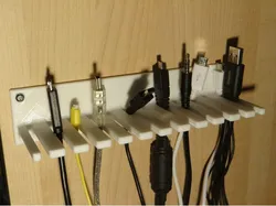 USB cable holder/organizer