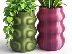 Wave Planter — 3D Printed Planter - Free 3D Print Model