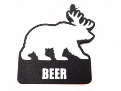 BEER Keychain – Bear + Deer = BEER - Free 3D Print Model