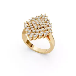 Diamond Ring 3D print model