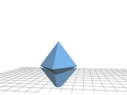 Ethereum 3D unofficial logo