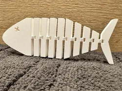 Flex \ Flexi \ Flexy \ fish fidget toy - Free 3D Print Model