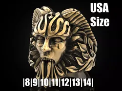 Goat Demon Ring God Pan Ring 3D print model