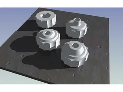 Knobs for Bed leveling CraftBot
