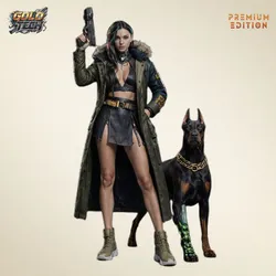 Neiya & Cyber Doberman - Premium Cyberpunk Mercenary STL Set (120mm & 32mm)