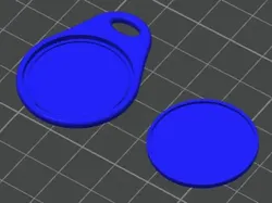 NFC Tag droplet casing - Free 3D Print Model