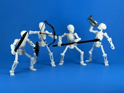 Poseable Skeleton Army