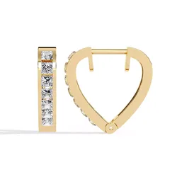 Solitaire Diamond Earring with render and detail images 30 3D print model