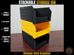 Stackable Storage Bin - Free 3D Print Model