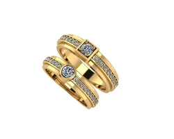 Wedding ring 3d render 3D print model