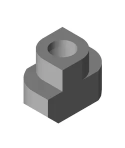 40 Series T Nut, M4 Heatset Insert