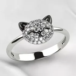 Cat Gold Ring 3D print model