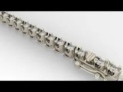 Kron Tennis Bracelet 0l03ct 3D print model