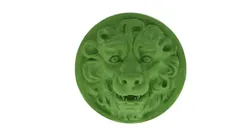 Lion Head 01 - 3D Printable  3D print model