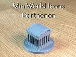 MiniWorld Icons – Parthenon - Free 3D Print Model