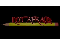 Not Afraid Pencil