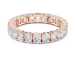 Oval Cut Full Eternity Diamond Wedding Band 3DM STL Video 3D print model