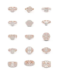 Premium Collection Jewellery Models bulk 4000 DESIGN  3D print model